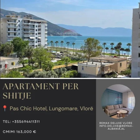 Vlore - Lungomare, shitet apartament 1+1+Ballkon Kati 6, 70 m² 163.000 € (Rruga Cameria pas Hotel Chic, Vlore)