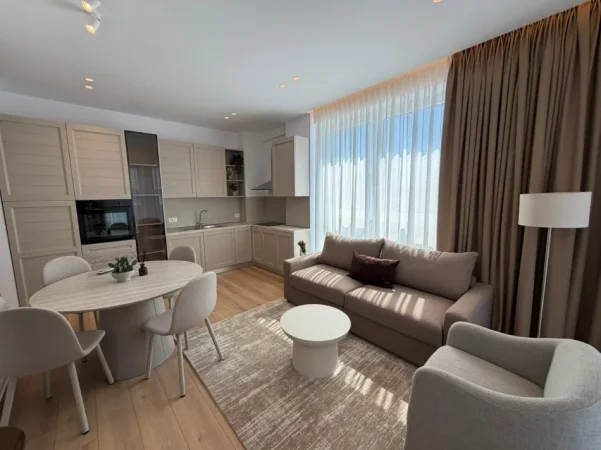 Tirane, jepet me qera apartament 1+1 Kati 6, (KOMUNA E PARISIT)