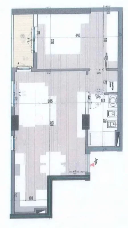 Tirane, shitet apartament 1+1 Kati 6, 66 m² 80.000 € (Univers City)
