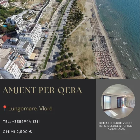 Vlore - Lungomare, jepet me qera ambjent biznesi Kati 4, 200 m² 2.500 € (Rruga Murat Terbaci, Vlore)