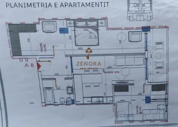 Shkembi Kavajes, shitet apartament 2+1+Ballkon Kati 1, 85 m² 111.384 € (Kavaje)