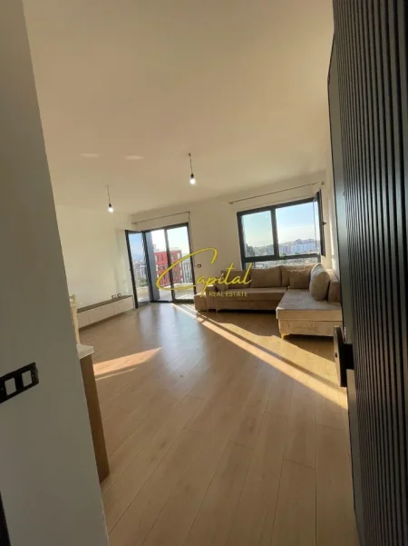 Tirane, jepet me qera apartament 1+1 Kati 9, 70 m² 550 € (BULEVARDI I RI)