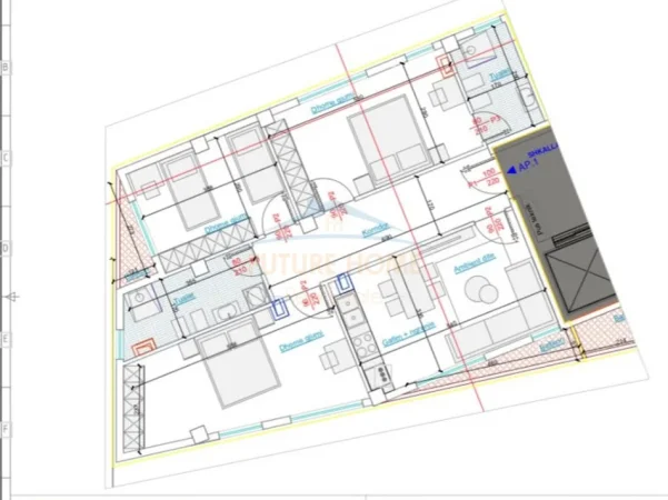 Tirane, shitet apartament 3+1 Kati 7, 119 m² 203.600 € (Prane Amerikan 3)