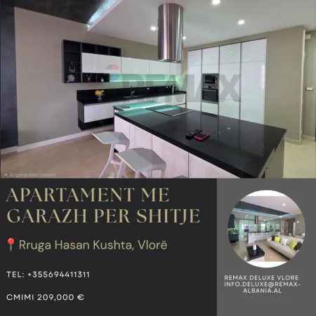 Vlore, shitet apartament 2+1+Ballkon Kati 8, 135 m² 209.000 € (Rruga Hasan Kushta, Albano Romina, Vlorë)