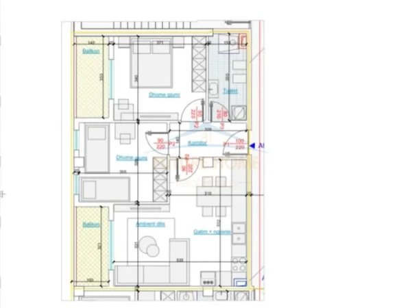 Tirane, shitet apartament 2+1+Ballkon Kati 1, 85 m² 144.670 € (Pallati me Shigjeta)