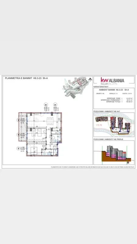 Tirane, shitet apartament 2+1+Ballkon , 134 m² 222.000 € (Rruga Zallit)