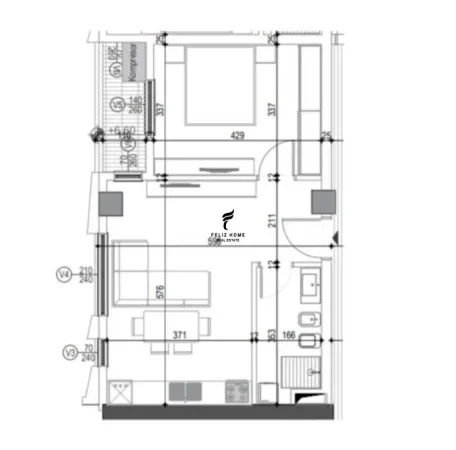 Tirane, shitet apartament 1+1 Kati 1, 68 m² 227.000 € (KOMUNA E PARISIT)