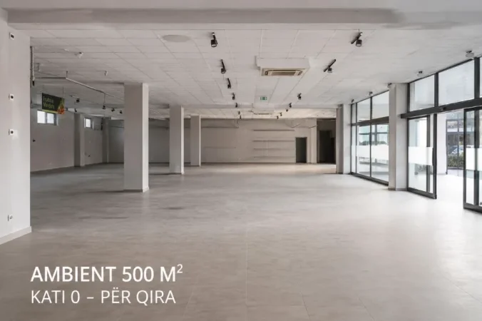 Tirane, jepet me qera ambjent biznesi Kati 0, 500 m² 3.500 € (Kodra e Diellit)