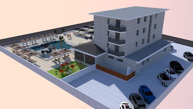 Shkoder, shitet hotel 2.319 m²  (Velipoje)