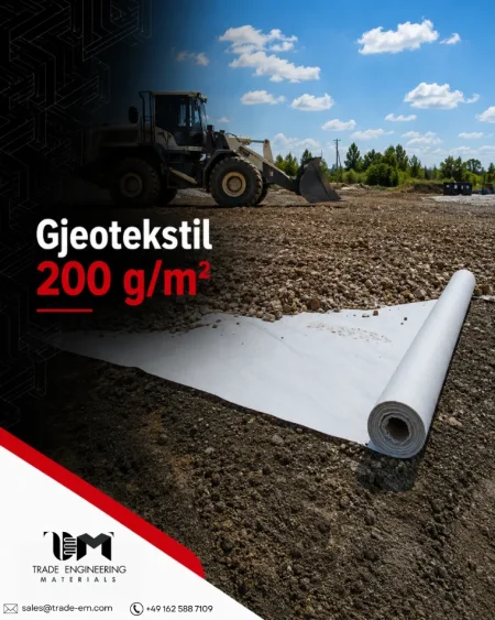 Tirane, ofroj Gjeotekstil 200 g/m²