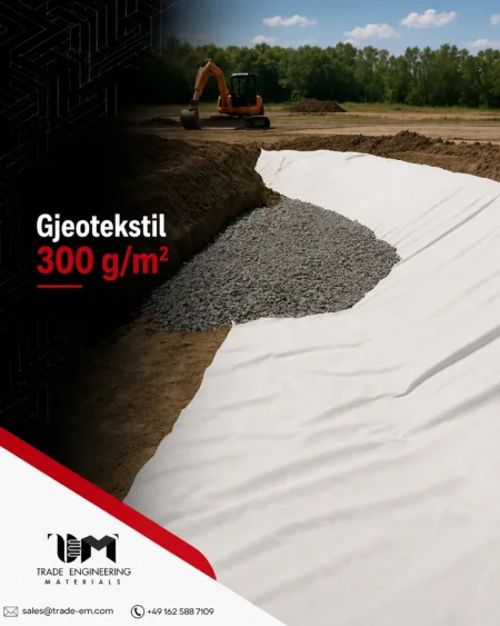 Tirane, ofroj Gjeotekstil 300g/m²