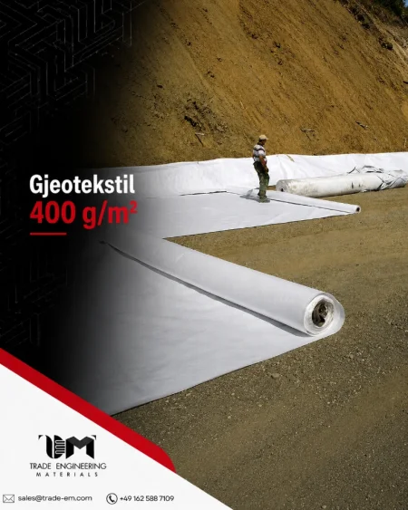 Tirane, ofroj Gjeotekstil 400 g/m²