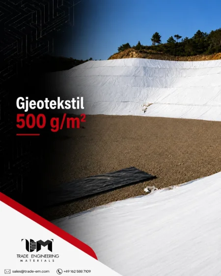 Tirane, ofroj Gjeotekstil 500 g/m²