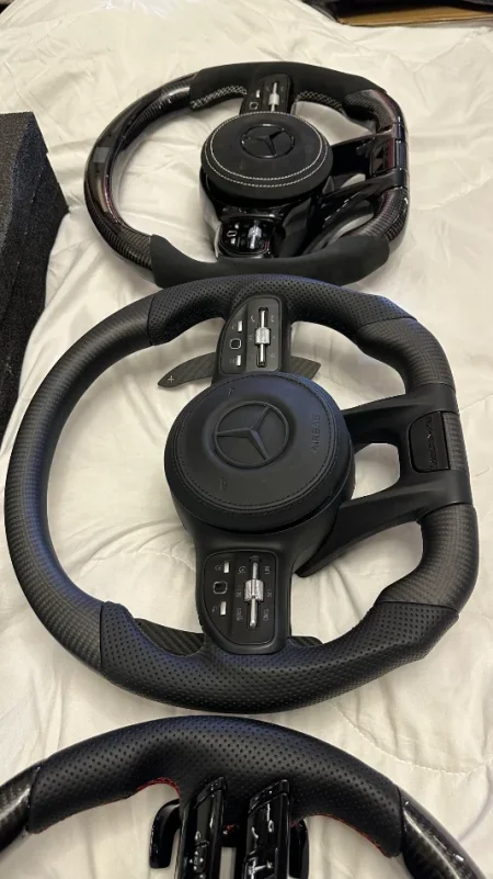 OKAZION❌SHITET TIMON I RI BENZ MERCEDES AMG BLACK EDITION MATT DRY CARBON PER GJITHE MODELET E BENZAVE 2011-2022 MONTIMI FALAS