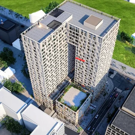 💥 Shitet: Apartament 1+1+1🚾+ 1 Ballkon (79.7m²) -📍"United Towers of Tirana" - Kompleksi Dinamo/ Liqeni Artificial, Kati 24 | Çmimi: 207.000€ 🔥