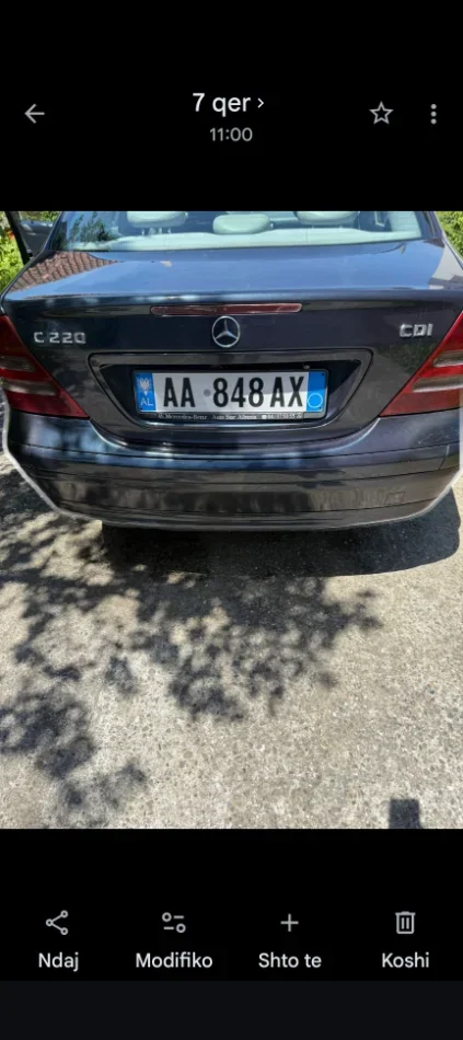 Tirane, shes SUV Mercedes benz , blu e errët manuale Kondicioner 260.000 km 2.700 €