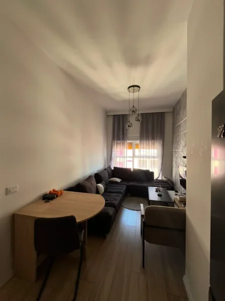 Tirane, jepet me qera apartament 1+1 Kati 8, (Ali Demi)