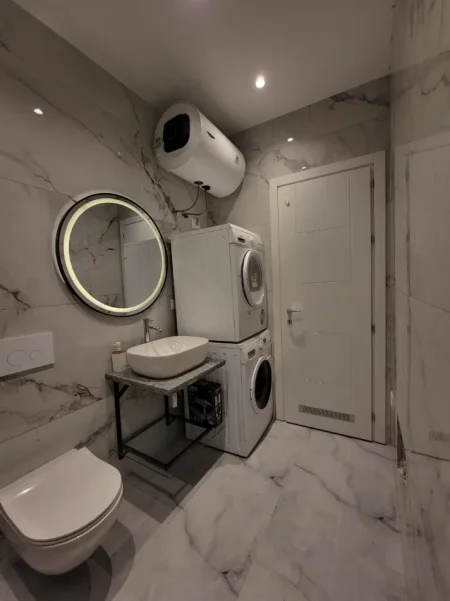 Tirane, jepet me qera apartament 1+1 Kati 1, 60 m² 550 € (Rruga e Durresit)