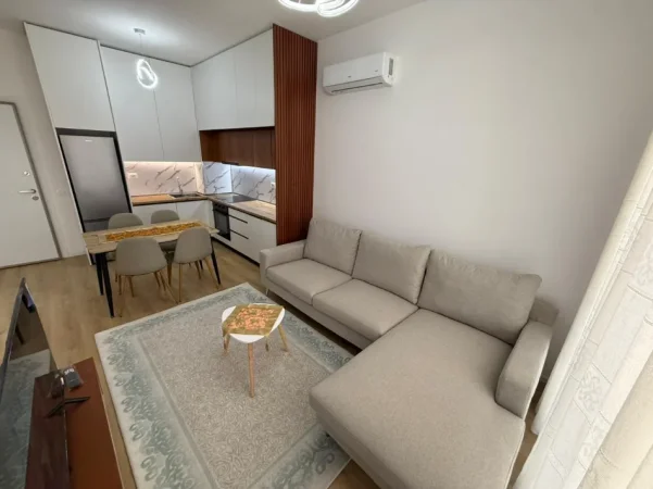 Tirane, jepet me qera apartament 1+1 Kati 6, (Ali Demi)