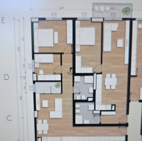 Tirane, shitet apartament 2+1 Kati 9, 91 m² 156.000 € (FUSHA E AVIACIONIT)