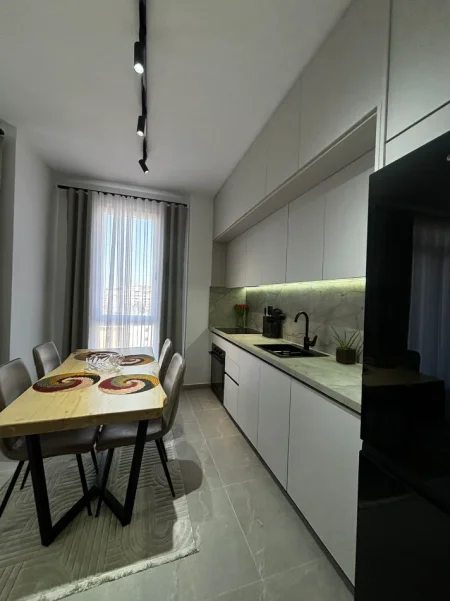 Tirane, jepet me qera apartament 1+1 Kati 5, 72 m² 600 € (Rruga Vjosa)