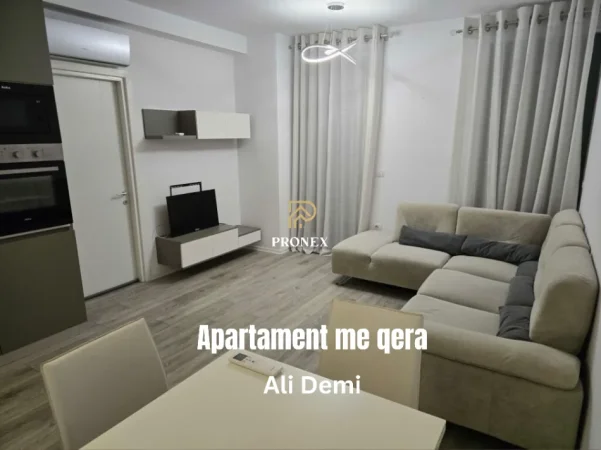 Tirane, jepet me qera apartament 1+1 Kati 2, 67 m² 600 € (Ali Demi)
