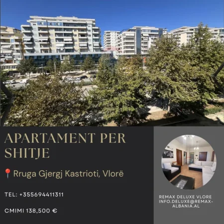 Vlore, shitet apartament 2+1 Kati 4, 110 m² 138.500 € (Rruga Gjergj Kastrioti (Transballkanike), Vlorë)