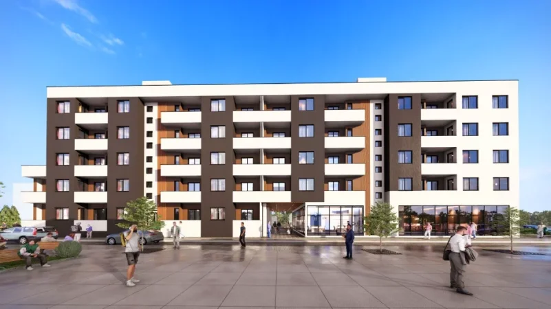 Tirane, shitet apartament 1+1+Ballkon Kati 4, 64 m² 54.400 € (Rruga "Osbe",Kamez)