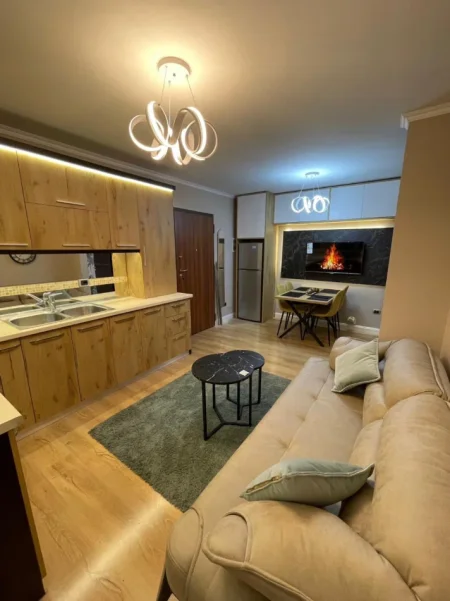 Tirane, jepet me qera apartament 2+1+Aneks+Ballkon Kati 5, 75 m² 650 € (selite)