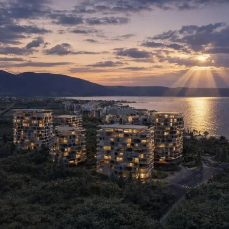 Vlore, shitet apartament 2+1+Ballkon Kati 4, 110 m² (Prane Diellit , Radhime)