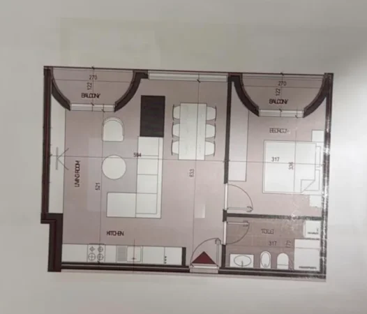 Tirane, shitet apartament 2+1 , 83 m² 190.900 € (Hora Vertikale, Zogu i Zi)