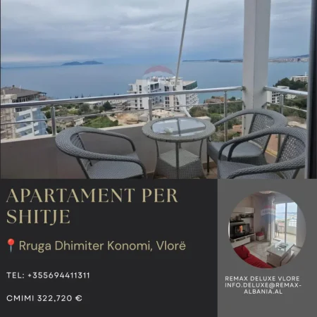 Vlore - Lungomare, shitet apartament 2+1+Ballkon Kati 5, 104 m² 322.720 € (Rruga Dhimitër Konomi, Vlore)