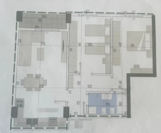Tirane, shitet apartament 2+1 Kati 1, 97 m² 92.000 € (Kamez)