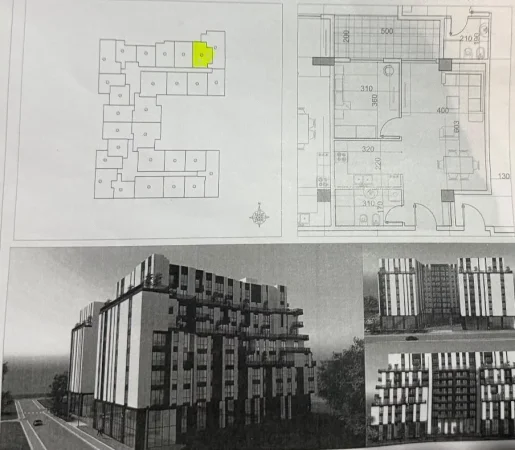 Tirane, shitet apartament 1+1+Ballkon Kati 2, 76 m² 83.446 € (Paskuqan Belfiore 1)
