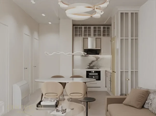 Tirane, shitet apartament 1+1+Ballkon Kati 1, 70 m² 