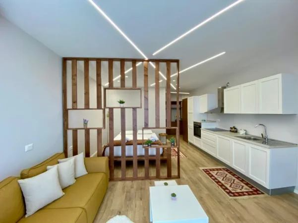 Tirane, jepet me qera apartament 1+1 Kati 11, 47 m² 400 € (Farmacia 10 Arlis Rruga e Dibres)