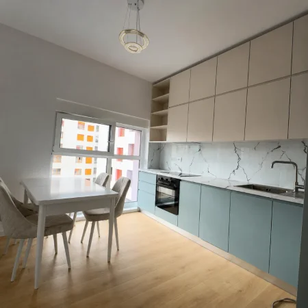 Tirane, jepet me qera apartament 1+1+Ballkon , 60 m² 518 € (Rezidenca Kadiu / Mangalem)