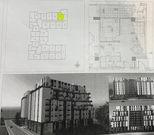 Tirane, shitet apartament 1+1 Kati 3, 76 m² 83.446 € (PASKUQAN BELFIORE REZIDENCE)