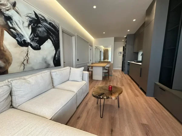 Tirane, jepet me qera apartament 2+1 Kati 6, 95 m² 1.200 € (Mine Peza)