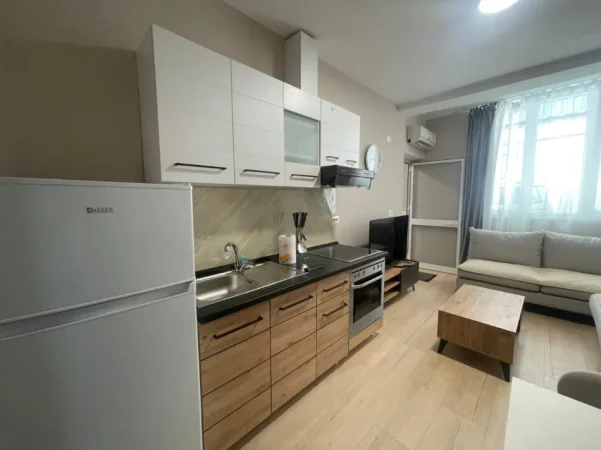 Tirane, jepet me qera apartament 1+1 Kati 0, 400 € (Fusha Ali Demi)