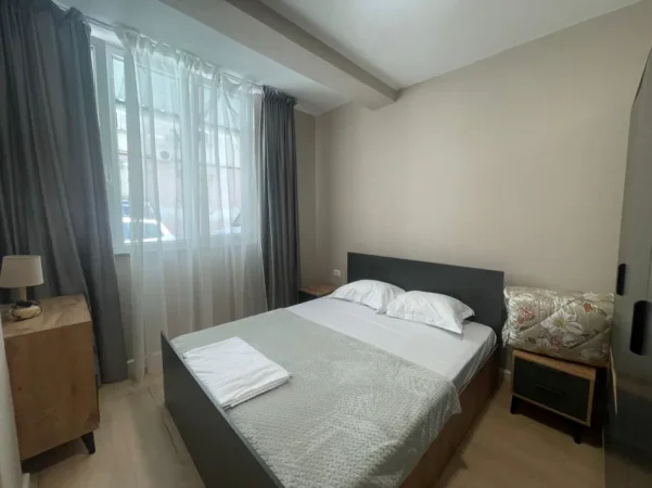 Tirane, jepet me qera apartament 1+1 Kati 0, 450 € (Fusha Ali Demi)
