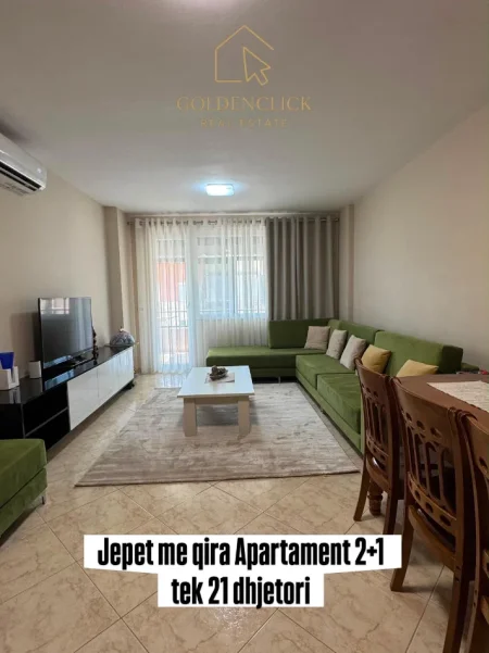 Shqiperi, jepet me qera apartament 2+1 , (21 dhjetori)