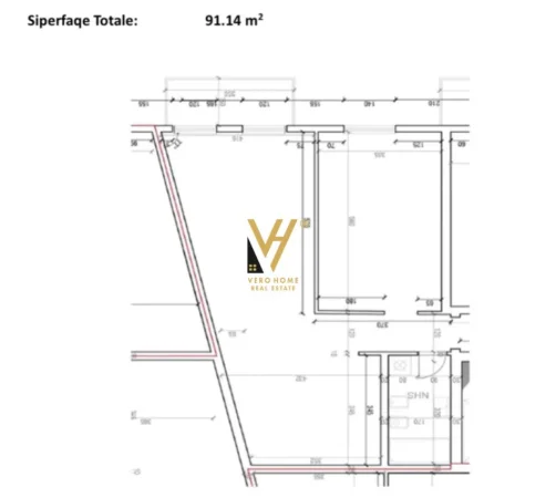 Tirane, shitet apartament 1+1+Ballkon Kati 1, 91 m² 155.000 € (PORTA E RE)