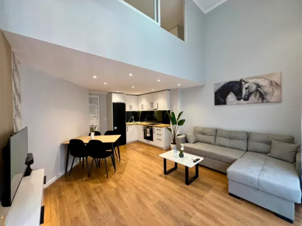 Tirane, shitet apartament duplex 1+1 Kati 2, 66 m² 128.000 € (Liqeni i Thate)