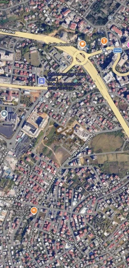 Tirane, shitet toke , 3.000 m² (porcelan) me % ndertimi