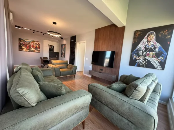 Tirane, jepet me qera apartament+verande | Penthouse 2+1+Aneks+Ballkon Kati 11, 126 m² 850 € (Rruga e Dafinave, Ish Fusha e Aviacionit)