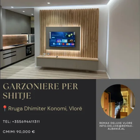 Vlore - Lungomare, shitet garsonier Studio Kati 4, 43 m² 90.000 € (Rruga Dhimitër Konomi, Vlore)