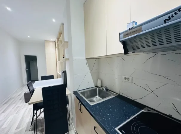 Tirane, jepet me qera garsonier Kati 1, 420 € (Rruga e Barrikadave)