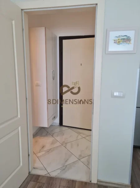 Tirane, jepet me qera apartament 1+1+Ballkon Kati 7, 60 m² 430 € (Astir, prane Vero Caffe)