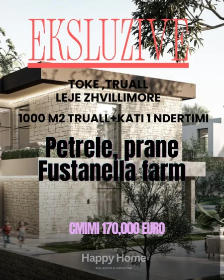 Tirane, shes truall , 1.000 m² 170.000 € (Fustanella farm)
